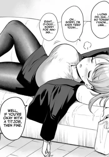 Shigoto no Guchi o Kikasare nagara OL Kanojo ni Paizuri shite morau | Letting My Girlfriend Give Me A Titjob While I Listen to Her Vent About Work