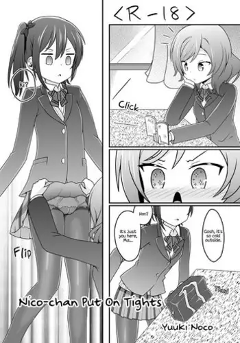 [Kinoko Hamburg Tei (Yuuki Noco)] Haikei Nico-chan ga Tights o Haiteki mashita | Nico-chan Put On Tights (Love Live!) [English] [Digital]